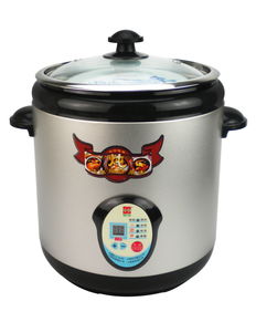 德信 銀色全國聯保電腦式電燉鍋 品質廚具，智能煲燉之選